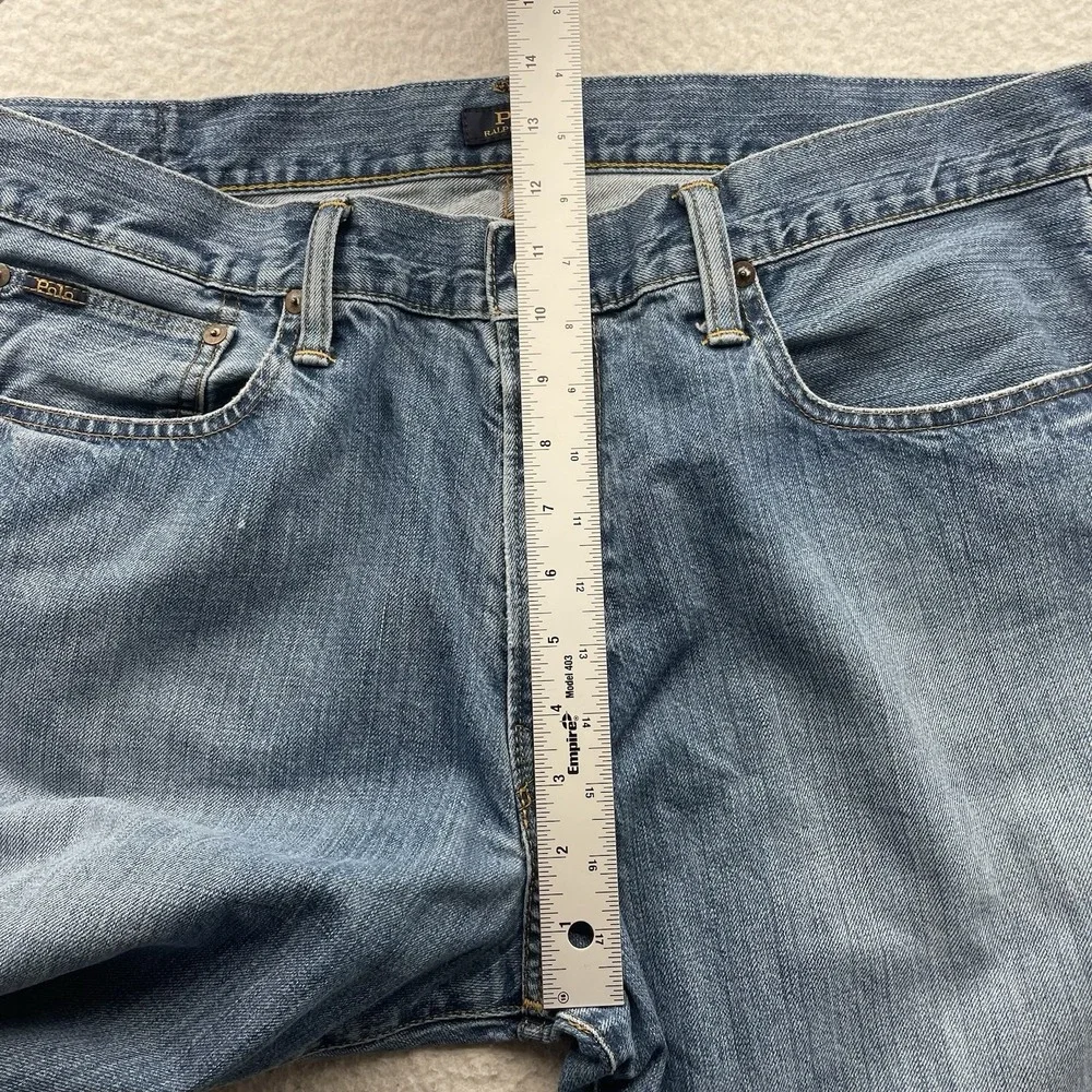 Polo Ralph Lauren Jeans Mens 38x30 (Tag 36x32) Hampton Relaxed Straight Stone
